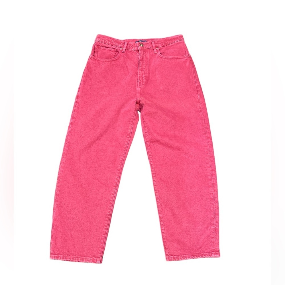 LEVI’S BARREL WOMEN'S JEANS size 30 inseam 24” color senorita pink - Picture 3 of 12